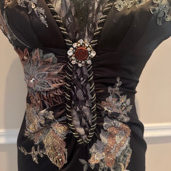 Black Mandalay Dress size 2 - Picture 3 of 6